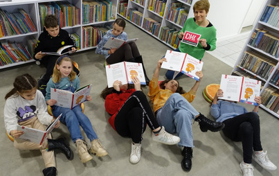 Zdjęcie do Spotkanie DKK dla dzieci w GBP w Lubeni wok&oacute;ł książki &quot;Po co ten stres&quot; Dagmary Geisler