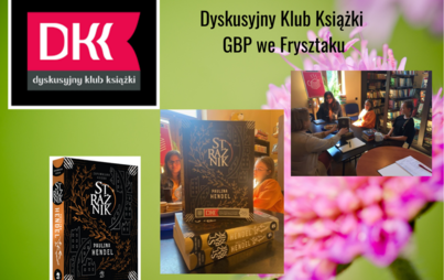 Zdjęcie do Majowe spotkanie DKK dla młodzieży we Frysztaku wok&oacute;ł książki &quot;Strażnik&quot; P. Hendel 