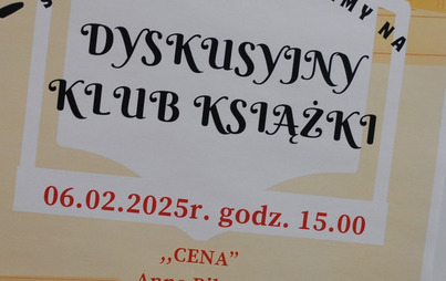 Zdjęcie do Spotkanie DKK w Grodzisku Dolnym o książce &quot;Cena&quot; Anny Bikont