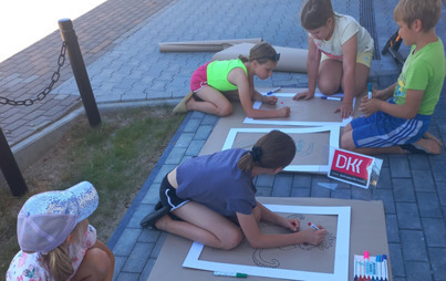 Zdjęcie do Spotkanie DKK dla dzieci w Gminnej Bibliotece Publicznej w Padwi Narodowej filia w Babulach o książce &rdquo;Narysuj mi bajkę&rdquo;