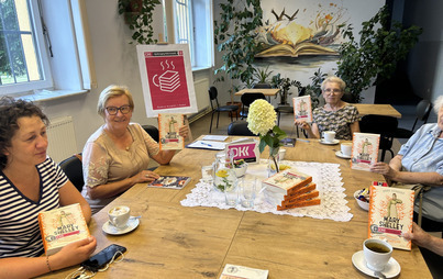 Zdjęcie do Spotkanie DKK w Nowej Sarzynie o książce  &bdquo;Narodziny Frankensteina&rdquo; Ann Eekhout.