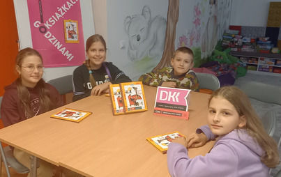 Zdjęcie do Spotkanie DKK dla dzieci w Dębicy o książce &bdquo;Odwiedziła mnie żyrafa&rdquo; Stanisława Wygodzkiego