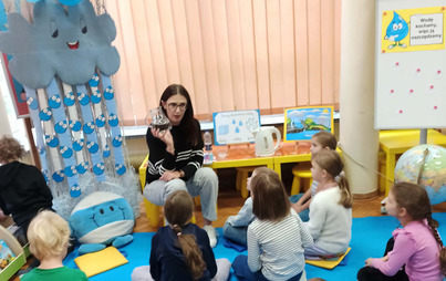 Zdjęcie do Woda - źr&oacute;dło życia - spotkanie DKK dla dzieci w Filii Nr 10 WiMBP w Rzeszowie 