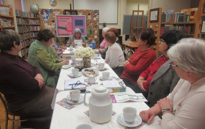 Zdjęcie do Spotkanie DKK w Filii nr 10 WiMBP w Rzeszowie o książce Thomasa Schlessera &bdquo;Oczy Mony&rdquo;