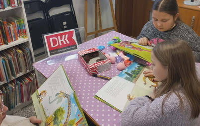 Zdjęcie do Spotkanie DKK dla dzieci w GBP w Padwi Narodowej Filia w Babulach