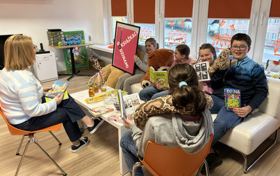 Zdjęcie do Spotkanie DKK dla dzieci w Łańcucie wok&oacute;ł komiksu "Ariol"