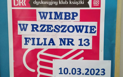 Zdjęcie do Spotkanie DKK w Filii Nr 13 w WiMBP w Rzeszowie o książce &quot;Spacerujący z książkami&quot; Carstena Henna