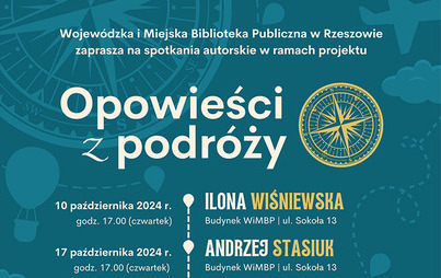 Zdjęcie do Opowieści z podr&oacute;ży &ndash; projekt realizowany w ramach programu PROMOCJA CZYTELNICTWA 2024 ze środk&oacute;w finansowych Ministra Kultury i Dziedzictwa Narodowego pochodzących z Funduszu Promocji Kultury