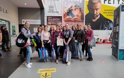 Zdjęcie do Wizyta na Międzynarodowych Targach Książki w Krakowie