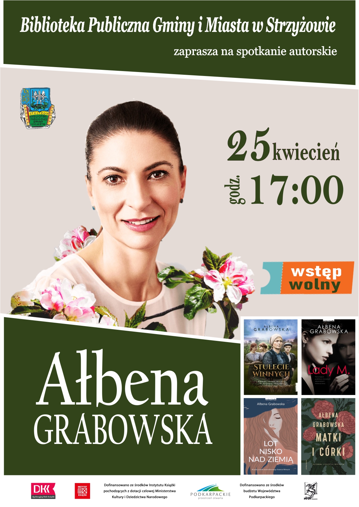 Spotkanie autorskie z Ałbeną Grabowską 