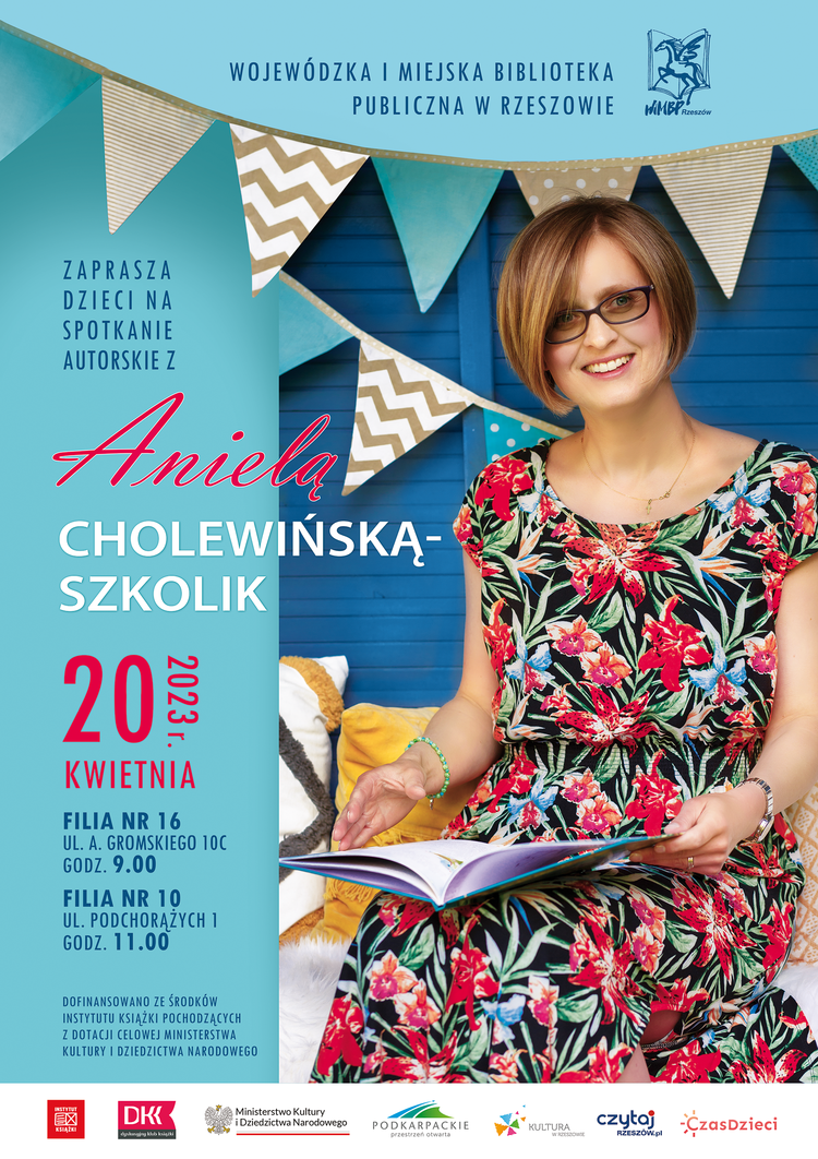 Grafika_promująca_spotkanie_autorskie_dla_dzieci_I_Aniela_Cholewińska-Szkolik_wynik