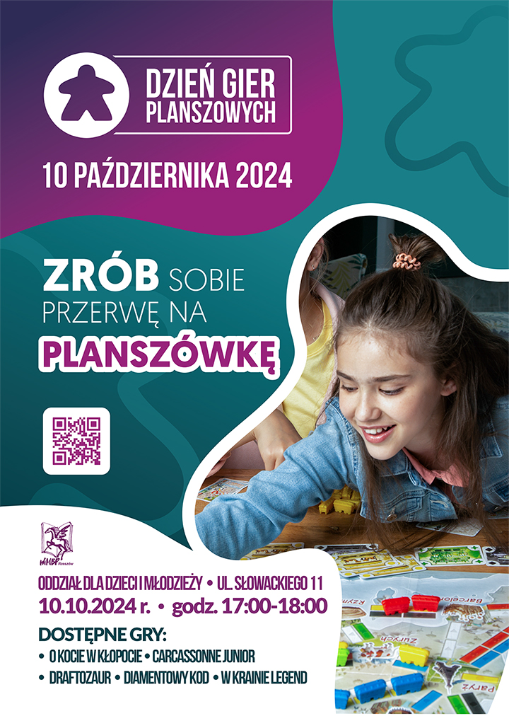 Zdjęcie nastolatki grającej w grę planszową.