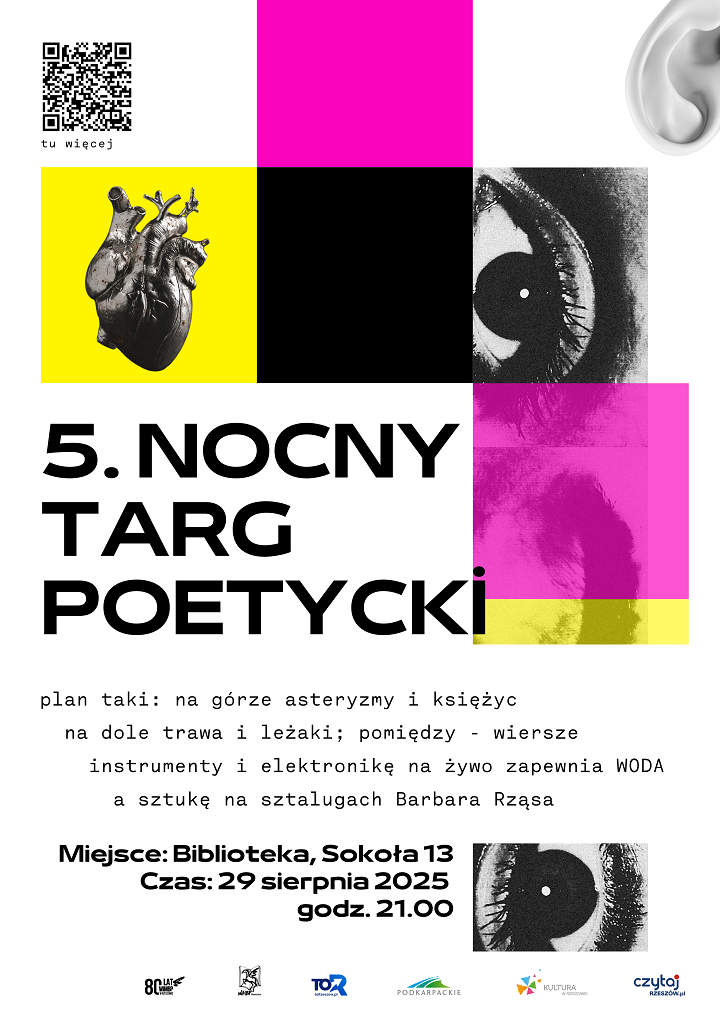 Na grafice narządy: oko, ucho, serce, oko. 