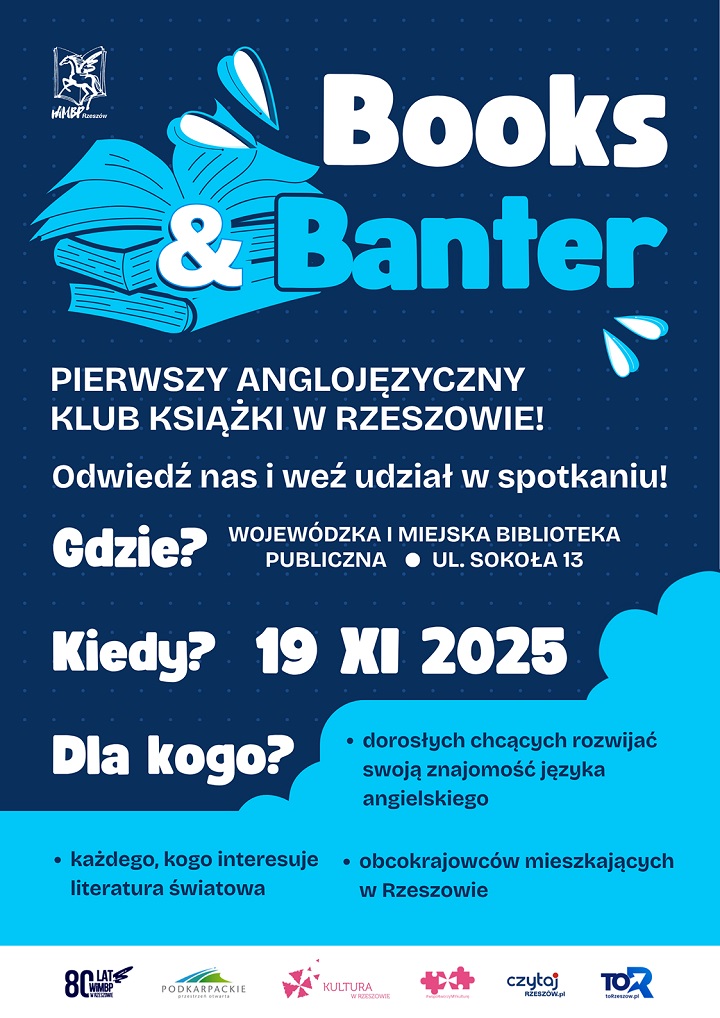 Plakat z książką