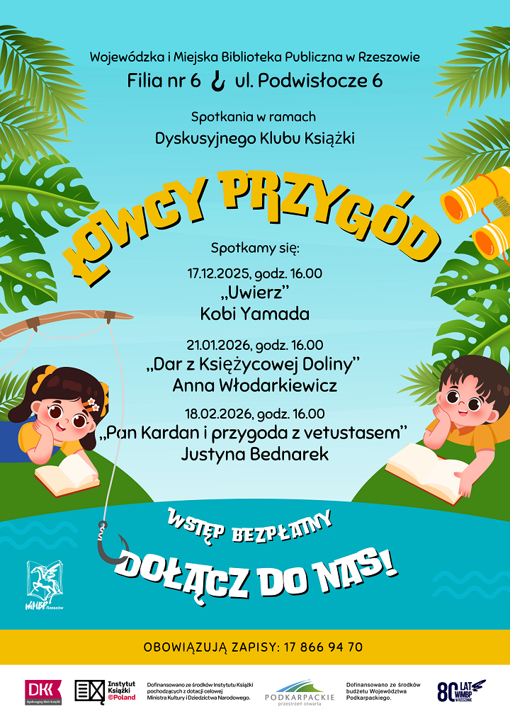 Plakat z&nbsp;motywem wyspy egzotycznej. 