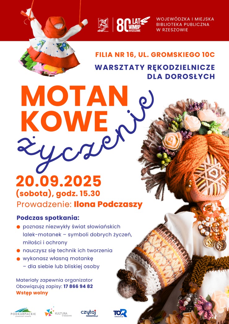 Lalka zrobiona z różnych materiałów