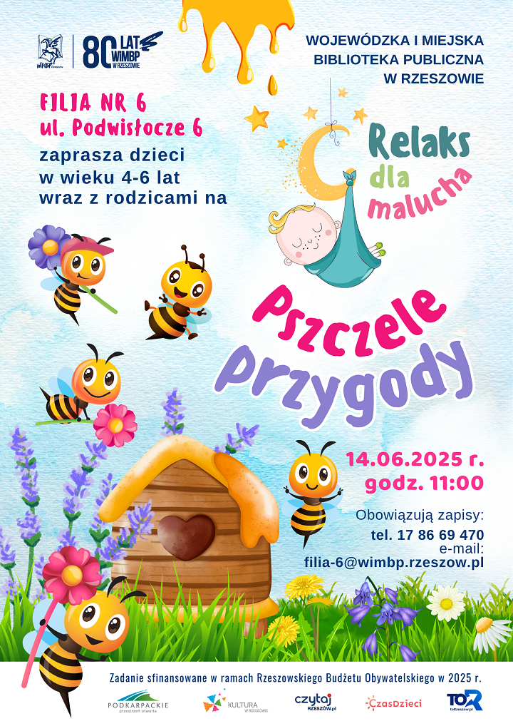 Na łące ul i pszczoły