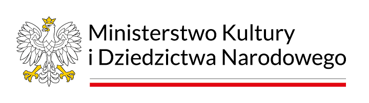 logo Ministerstwa Kultury z polską flagą i orłem