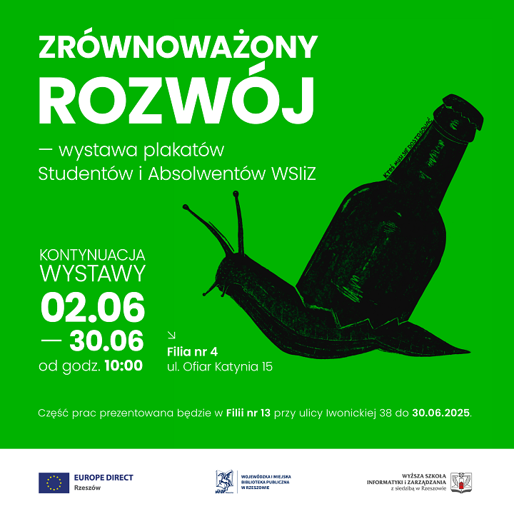 Ślimak ze szklaną butelką na grzbiecie.